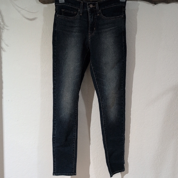 Levi's Denim - Levi's 311 Sleek Dark Wash Blue Women's Skinny Jeans 27 x 30